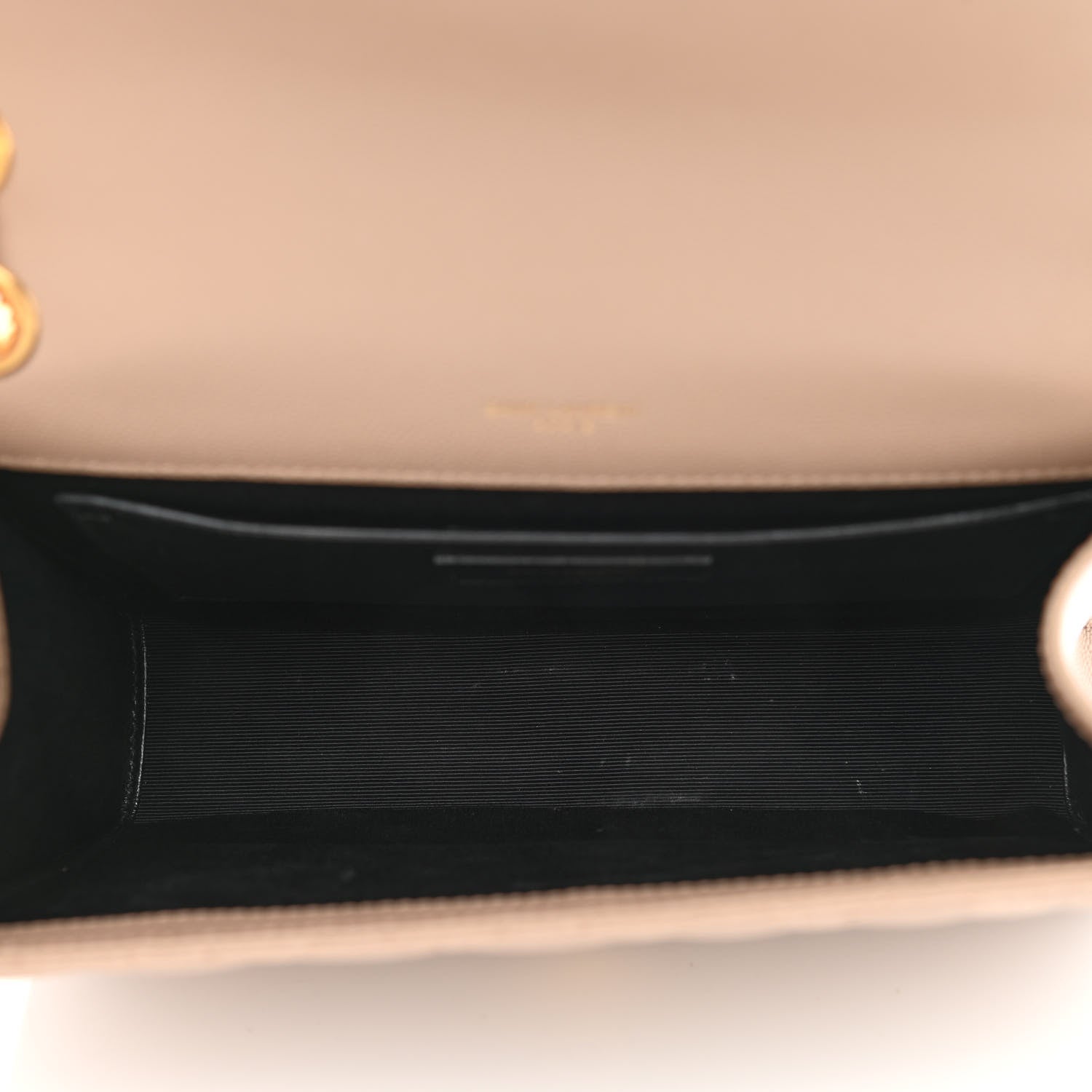 Saint Laurent Grain De Poudre Textured Mixed Matelasse Medium Triquilt Monogram Satchel Dark Beige 5 of 11