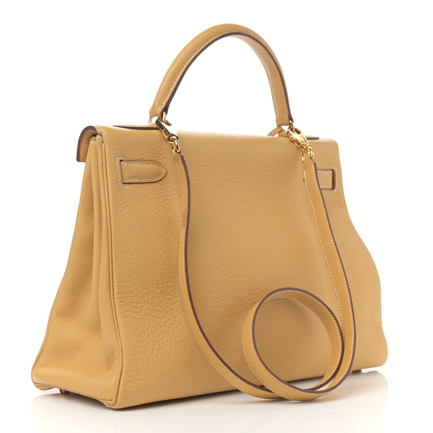 Hermes Taurillon Clemence Kelly Retourne 32 Sable 3 of 19