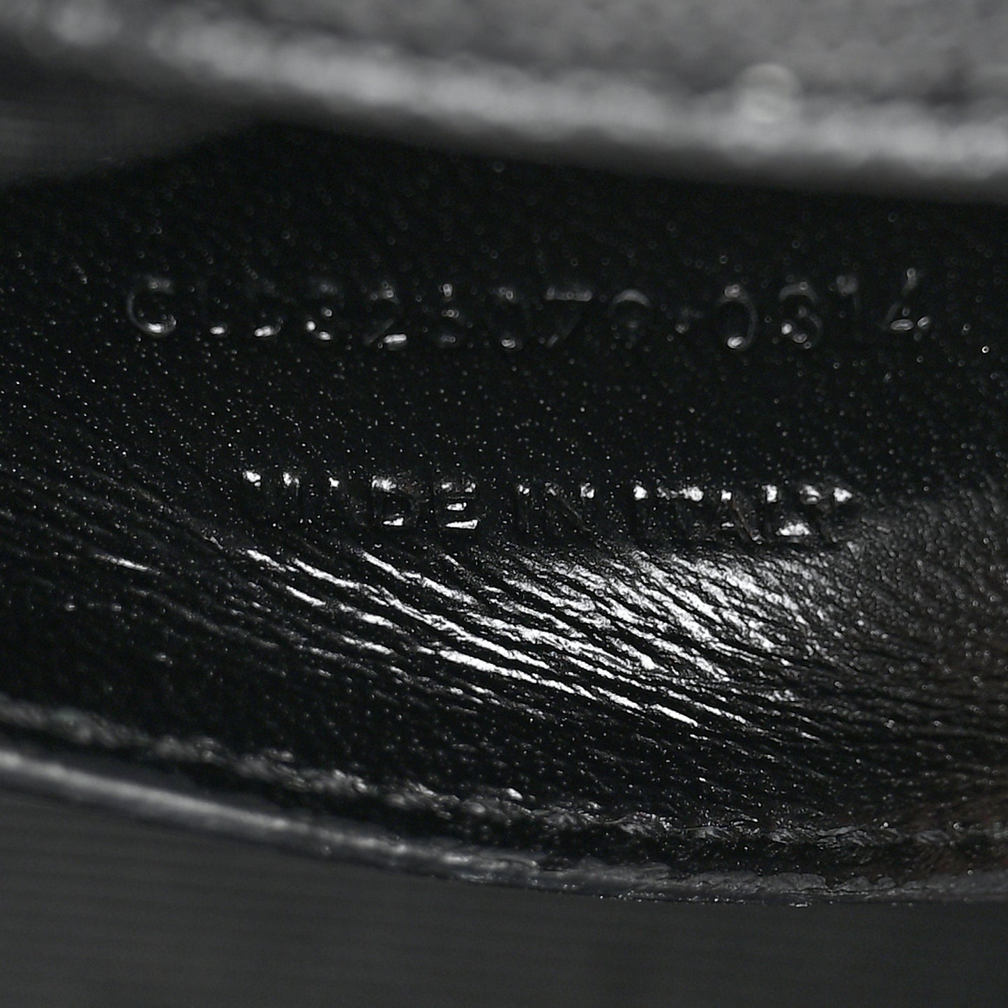 Grain De Poudre Monogram Cassandre Clutch Black