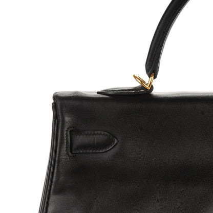 Hermes Veau Gulliver Kelly 35 Retourne Black 13 of 23