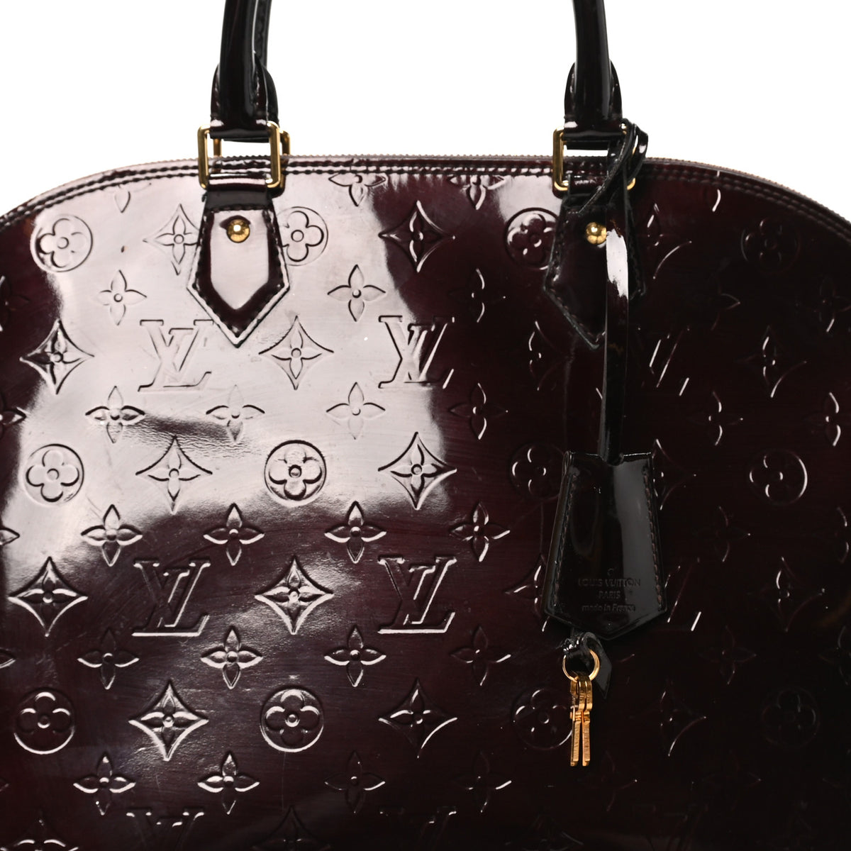 Louis Vuitton Vernis Alma GM Amarante 6 of 9