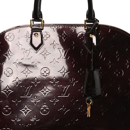 Louis Vuitton Vernis Alma GM Amarante 6 of 9