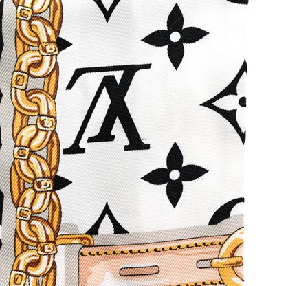 Louis Vuitton Silk Monogram Confidential Bandeau Black 4 of 6