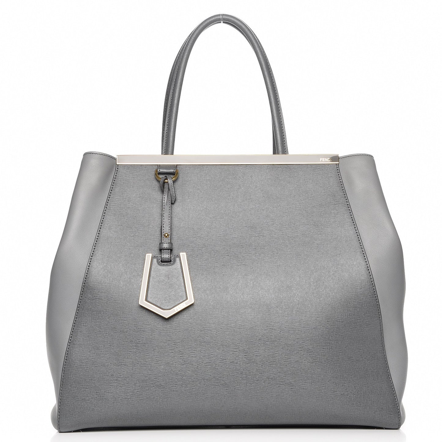 Vitello Elite Large 2Jours Tote Grigio Grigio Chiaro