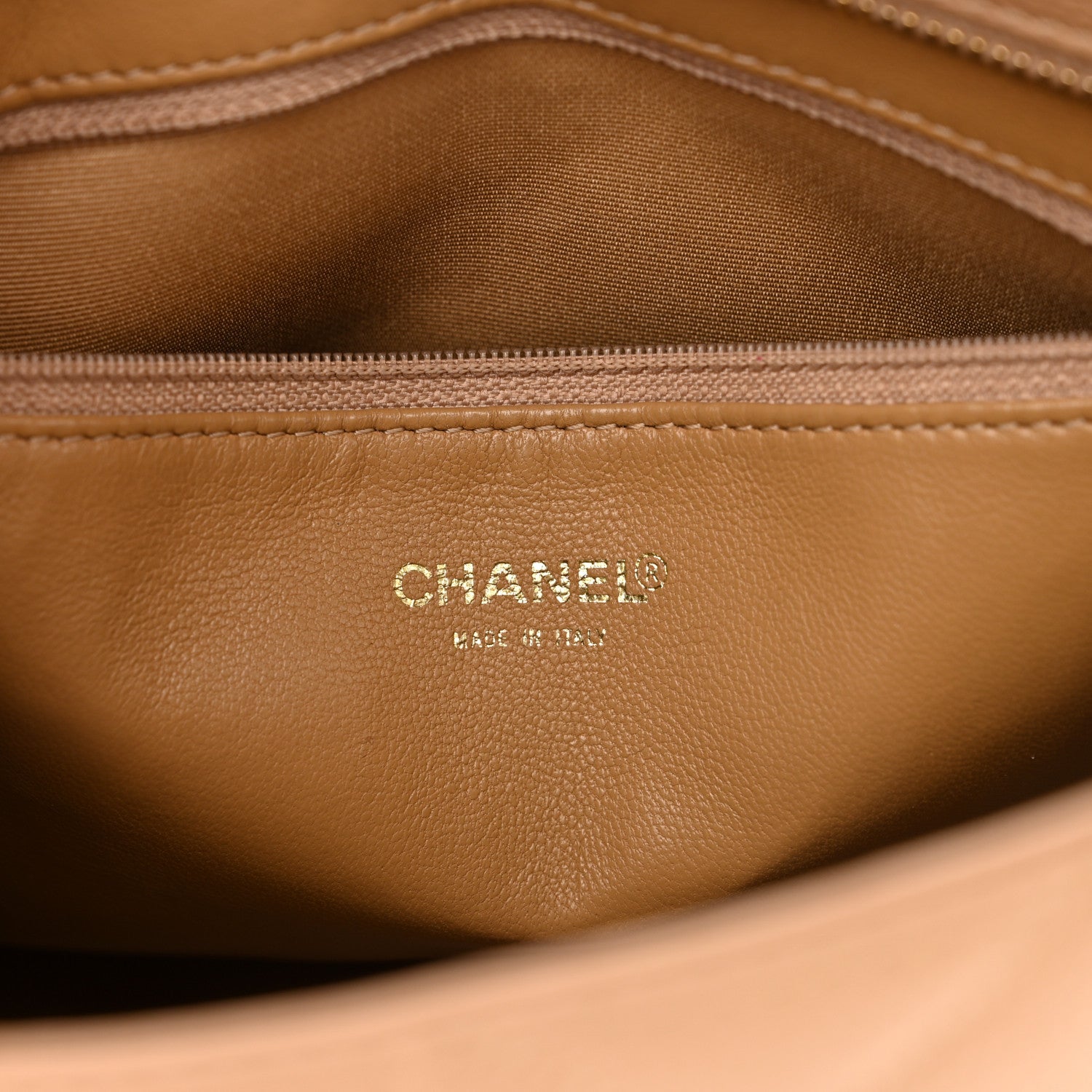 Chanel Caviar Quilted Medallion Tote Beige 6 of 10