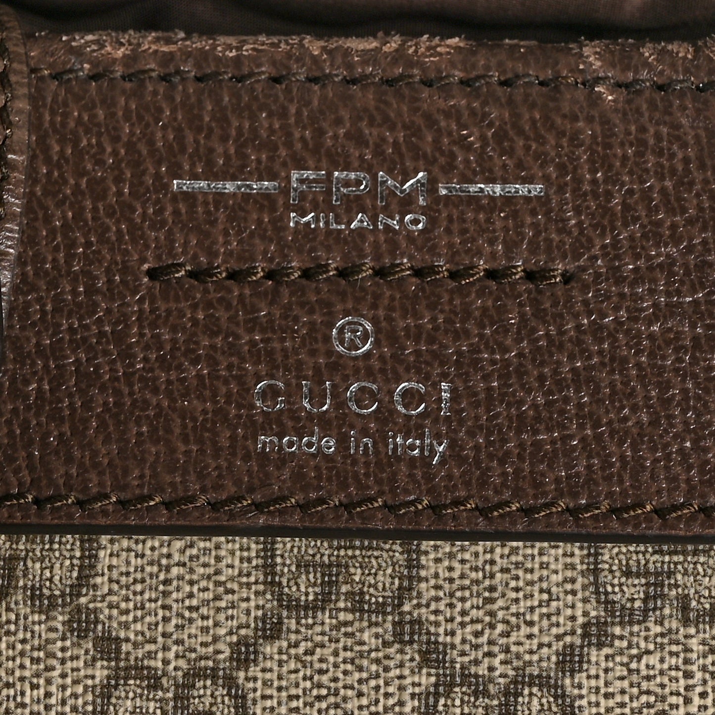 GG Supreme Monogram Porter Carry On Suitcase