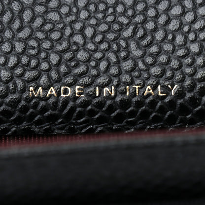 Chanel Caviar Quilted Flap Card Holder Wallet Black 7 of 8