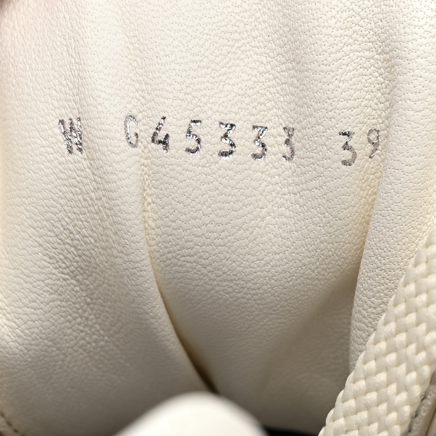 Chanel Calfskin CC Sneakers 39 Burgundy White 7 of 8