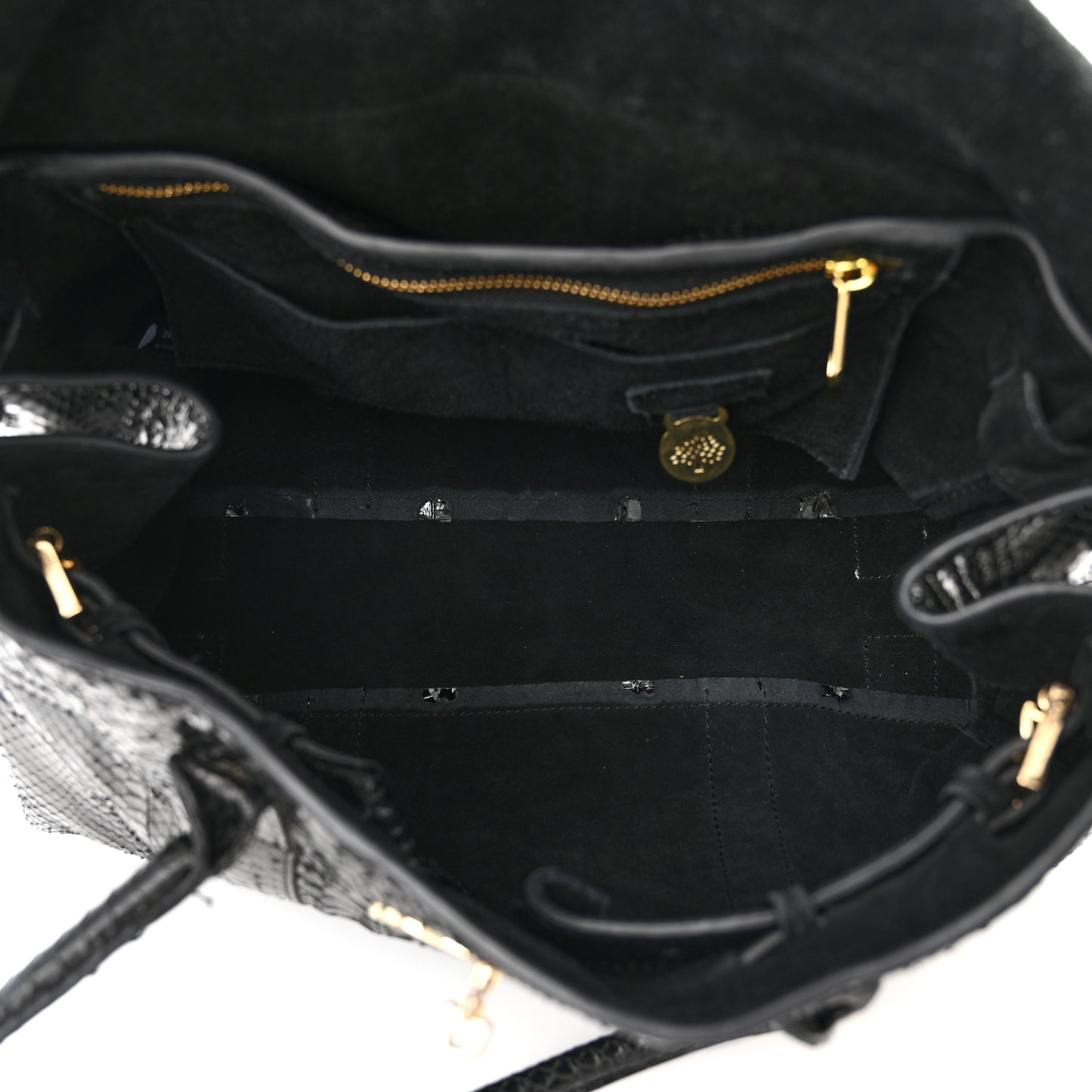 Silky Snake Print Bayswater Black