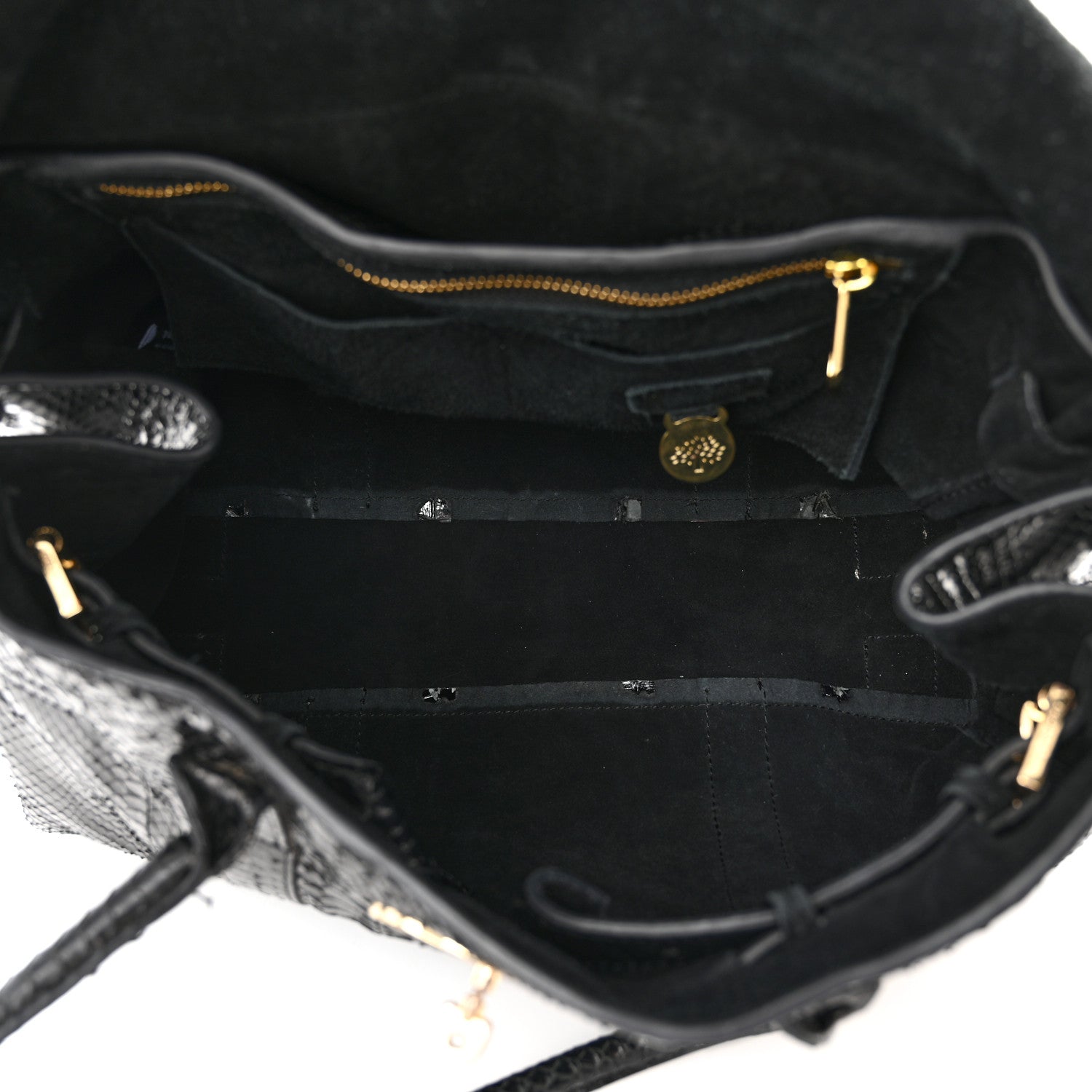 Mulberry Silky Snake Print Bayswater Black 5 of 21