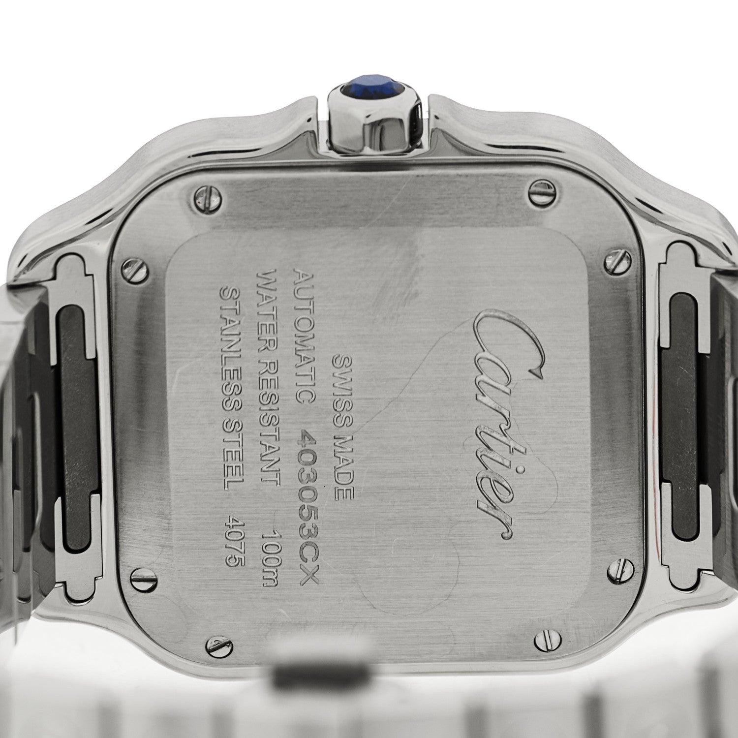 Cartier Stainless Steel 35mm Santos de Cartier Automatic Watch 4 of 5