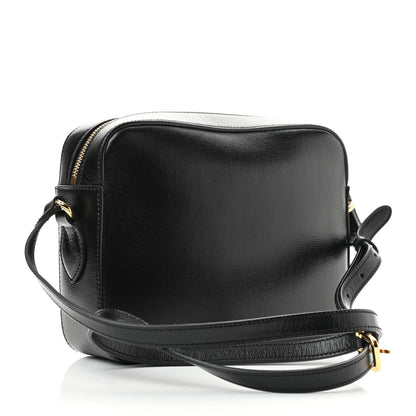 Gucci Textured Calfskin Small Horsebit 1955 Shoulder Bag Black 3 of 10