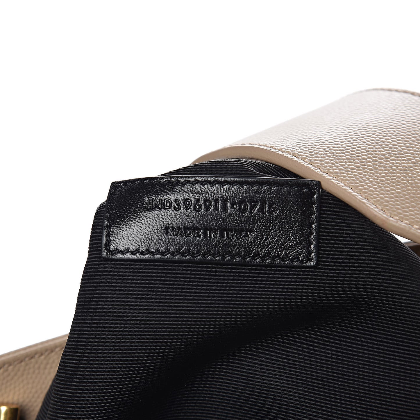 Grain De Poudre Matelasse Chevron Monogram Shopping Bag Nude Powder