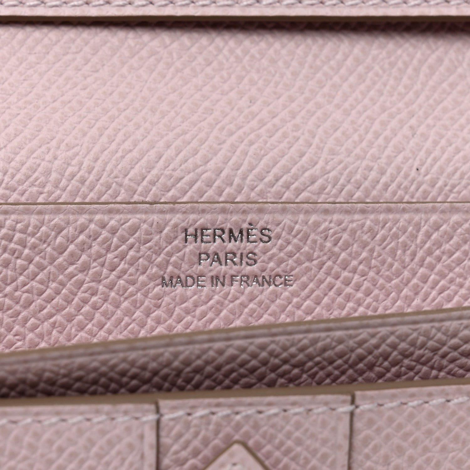 Hermes Epsom Bearn Gusset Wallet Mauve Pale 6 of 8