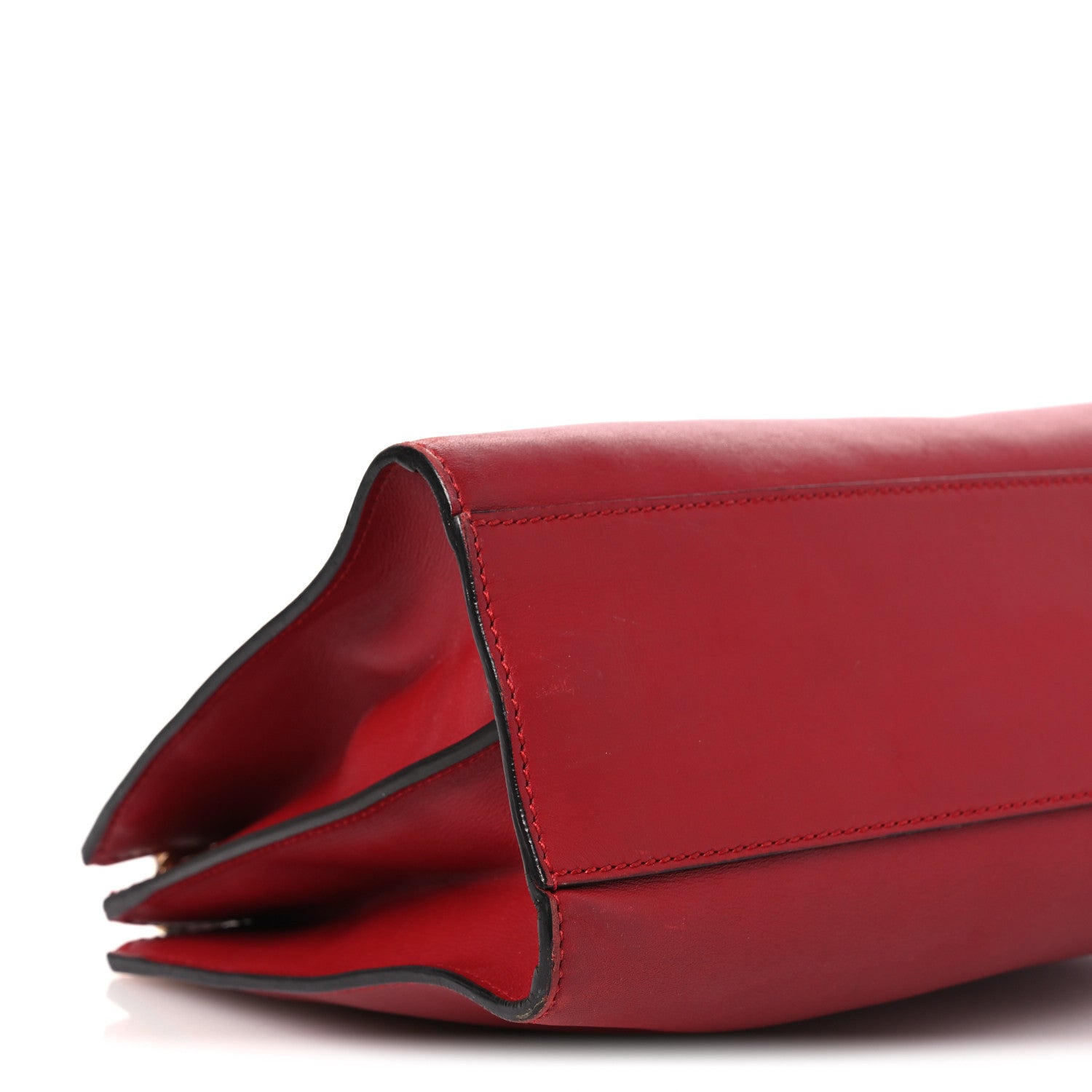 Gucci Nappa Bamboo Web Small Nymphaea Top Handle Bag Hibiscus Red 9 of 18