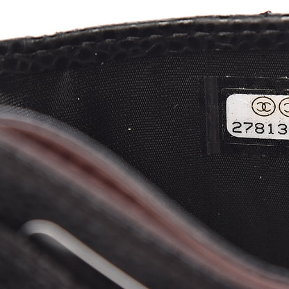 Chanel Caviar Quilted Card Holder Black 8 of 9