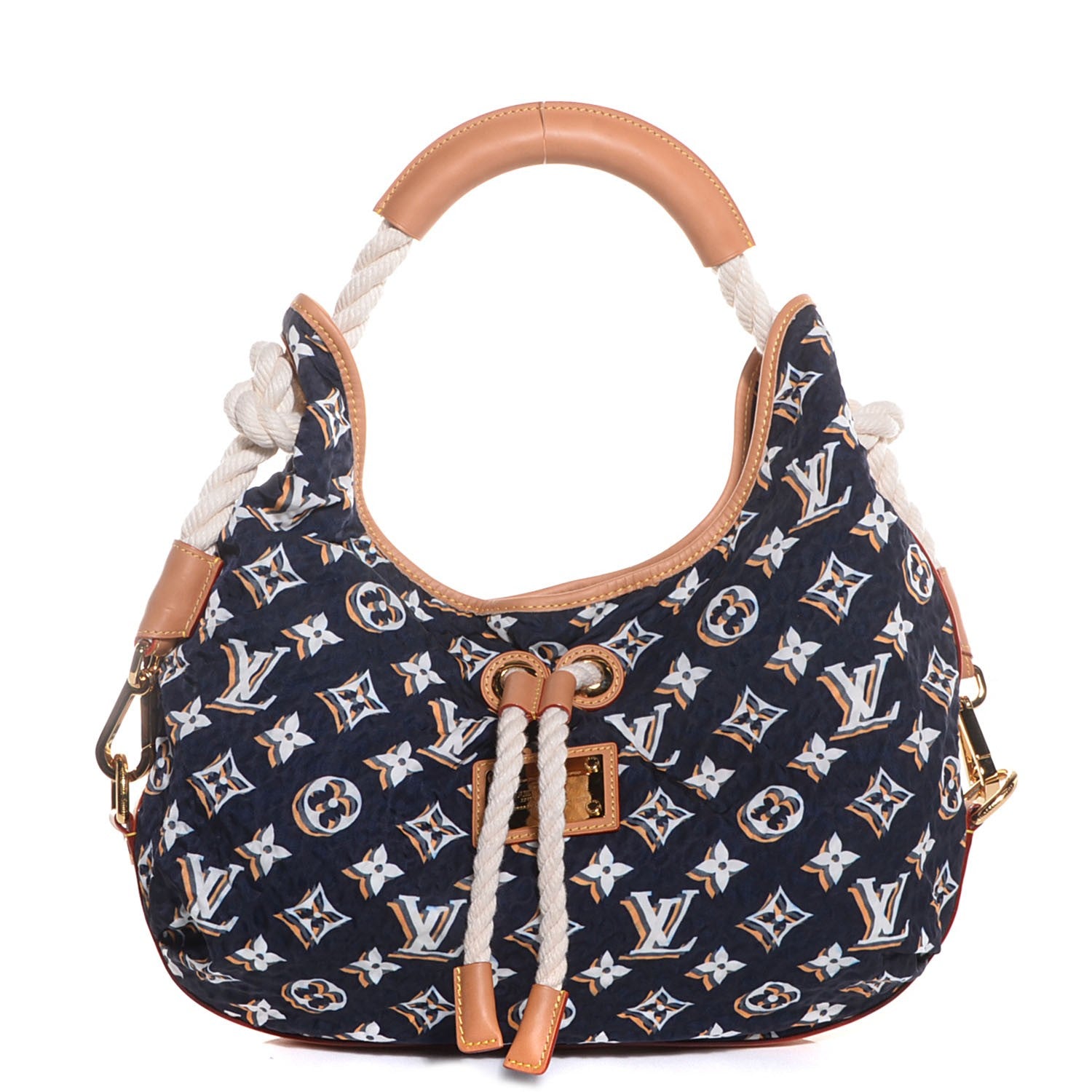 Louis Vuitton Canvas Monogram Cruise Bulles MM Navy 1 of 7