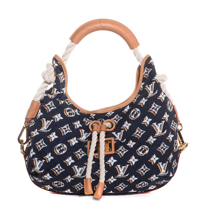 Louis Vuitton Canvas Monogram Cruise Bulles MM Navy 1 of 7