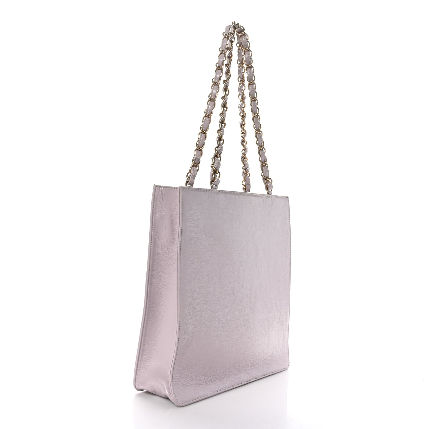 Lambskin CC Shoulder Bag Lilac