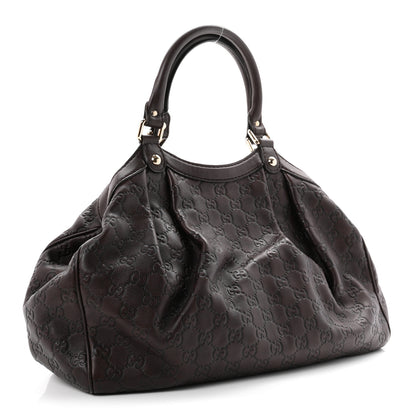 Gucci Guccissima Medium Sukey Tote Chocolate 3 of 10
