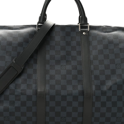 Louis Vuitton Damier Cobalt Keepall Bandouliere 55 7 of 11