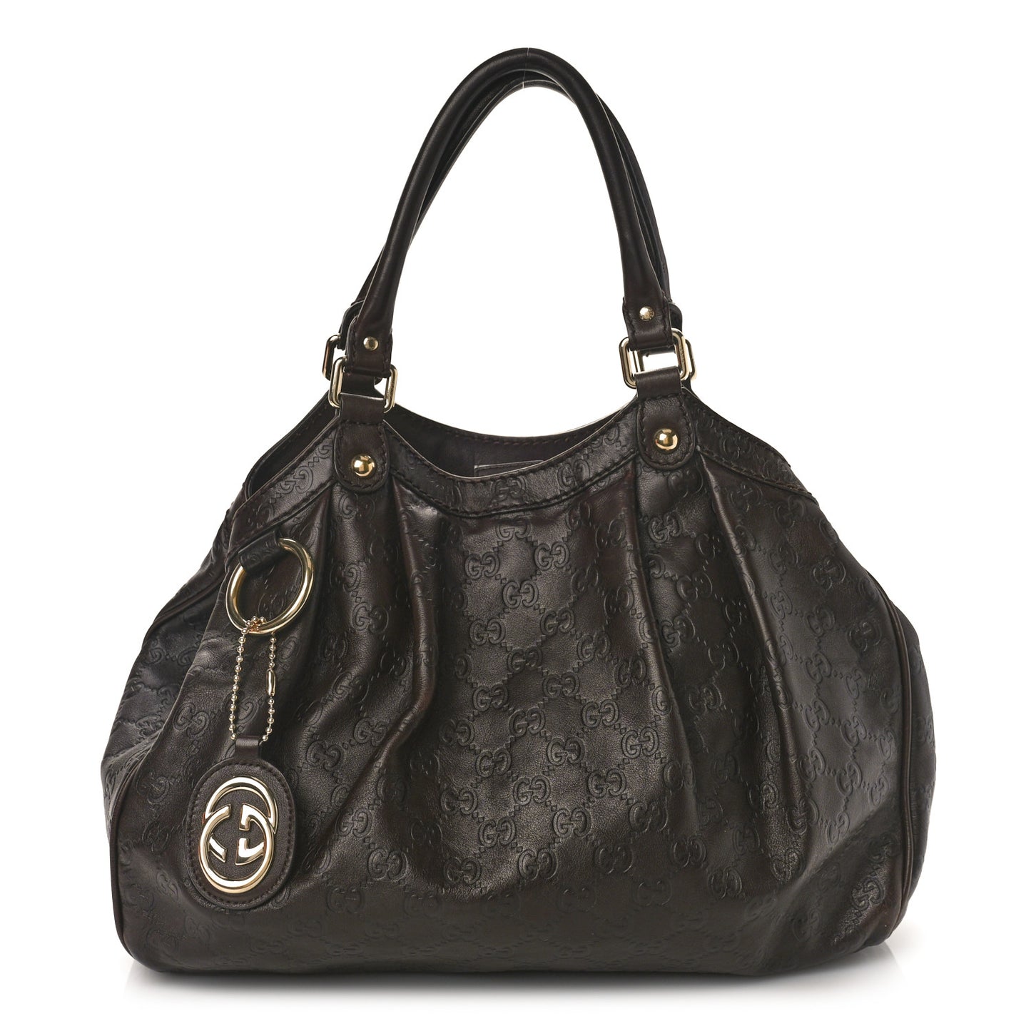 Guccissima Medium Sukey Tote Brown