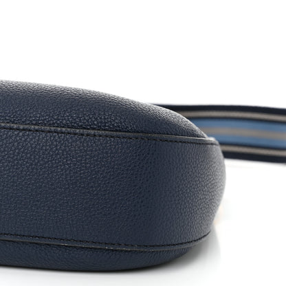 Prada Vitello Phenix Small Zippered Messenger Hobo Baltico 9 of 10