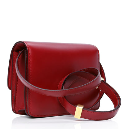 Celine Box Calfskin Small Classic Box Flap Bag Red 4 of 6