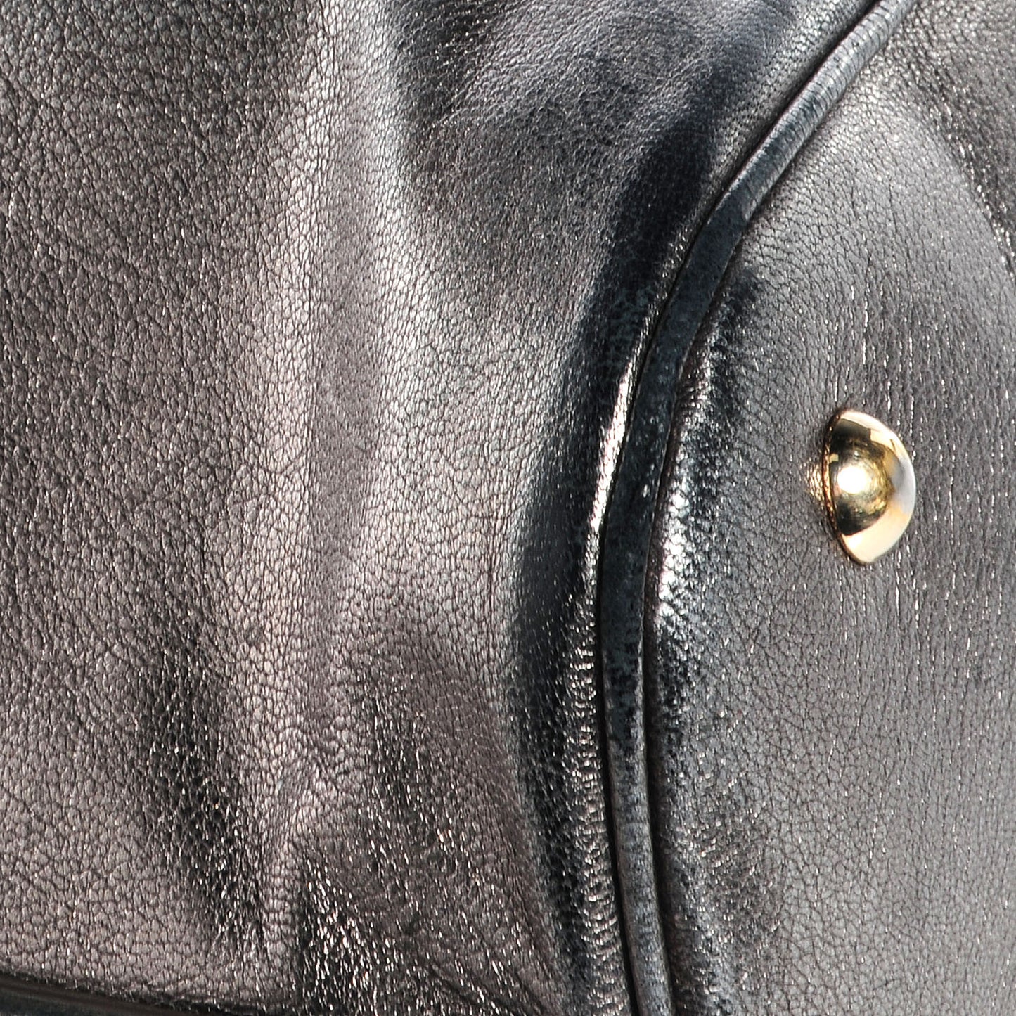 Calfskin Oversized Muse Tote Silver