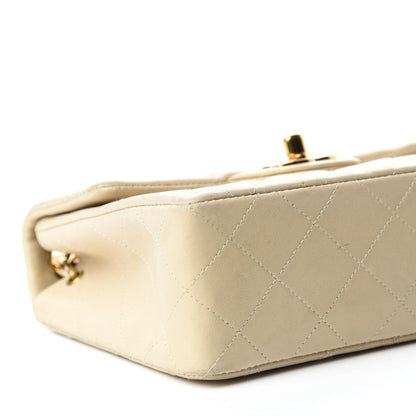 Chanel Lambskin Quilted Mini Square Flap Beige 6 of 15