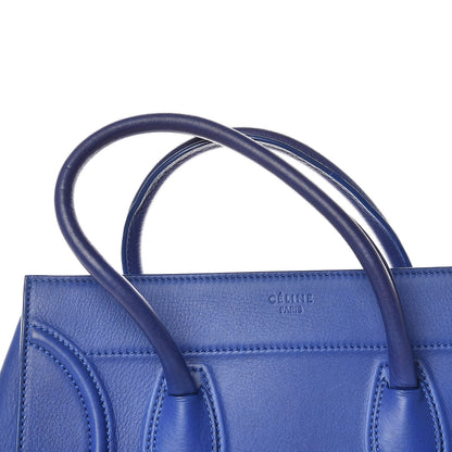 Celine Supple Calfskin Medium Phantom Luggage Indigo 9 of 17