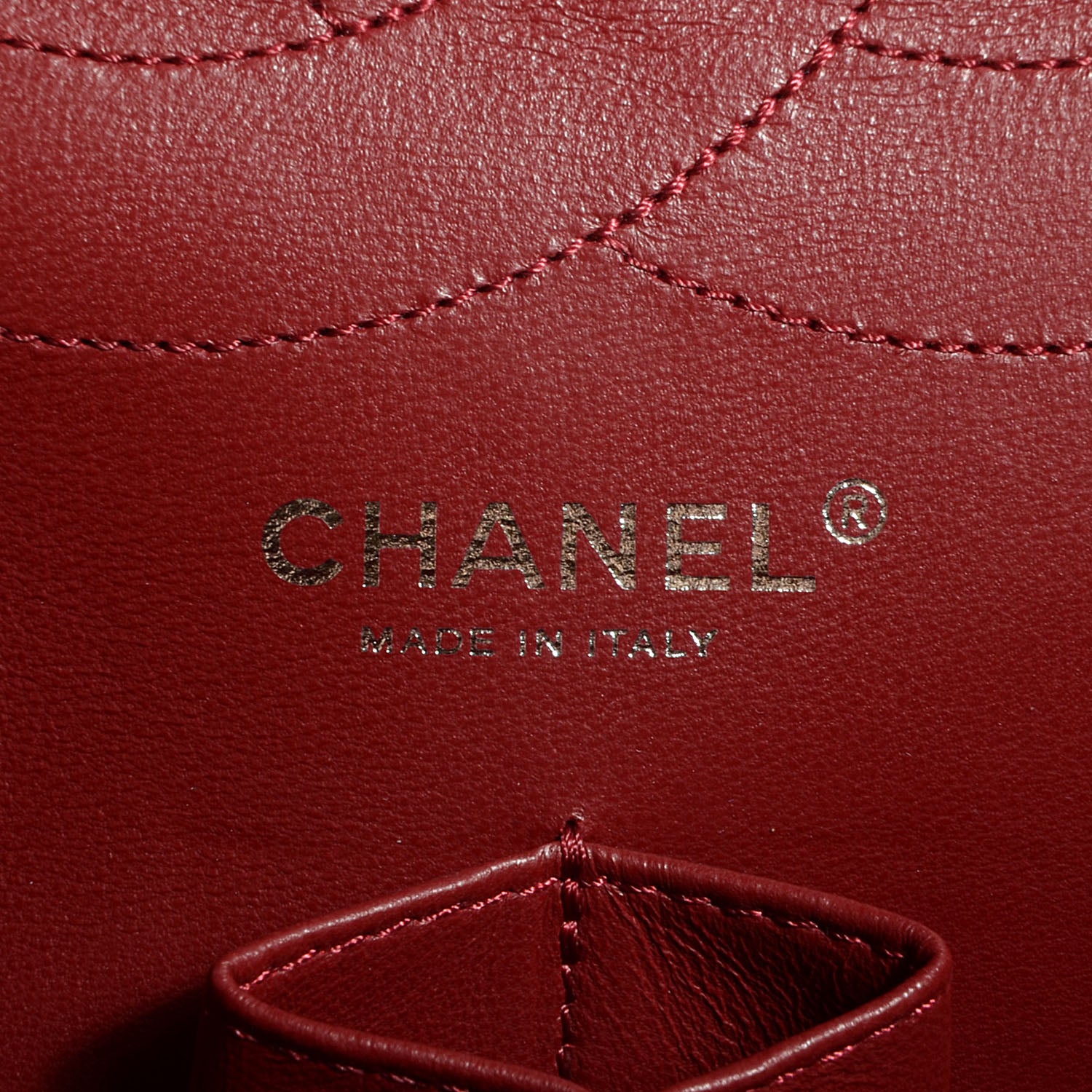Chanel Aged Calfskin Quilted 2.55 Reissue 227 Flap Red 8 of 10