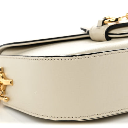Gucci Azalea Calfskin Small Horsebit 1955 Chain Shoulder Bag Mystic White 9 of 11