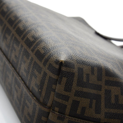 Fendi Zucca Spalmati Small Roll Tote Tobacco Moro 10 of 12