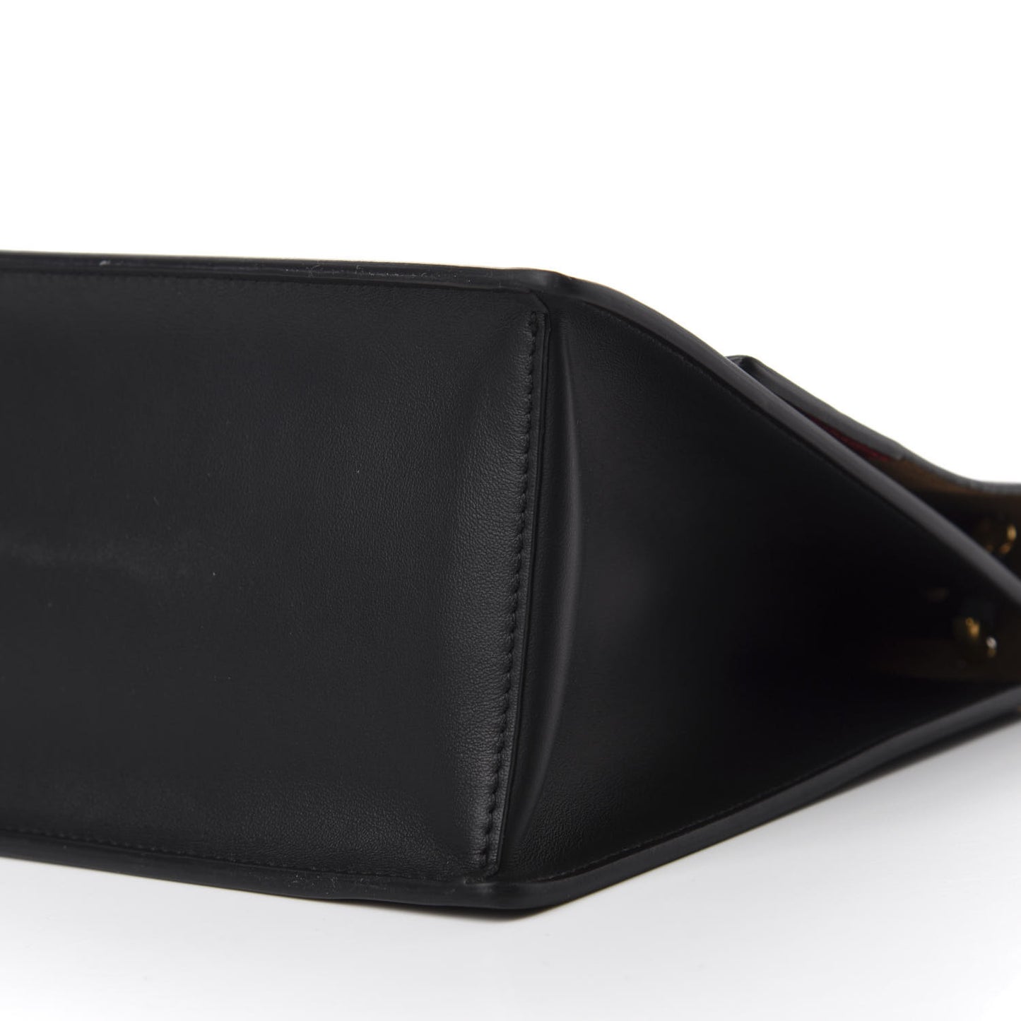 Vitello Grace Matte F is Fendi Kan U Shoulder Bag Black
