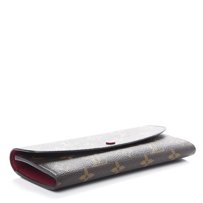 Louis Vuitton Monogram Emilie Wallet Fuchsia 4 of 7