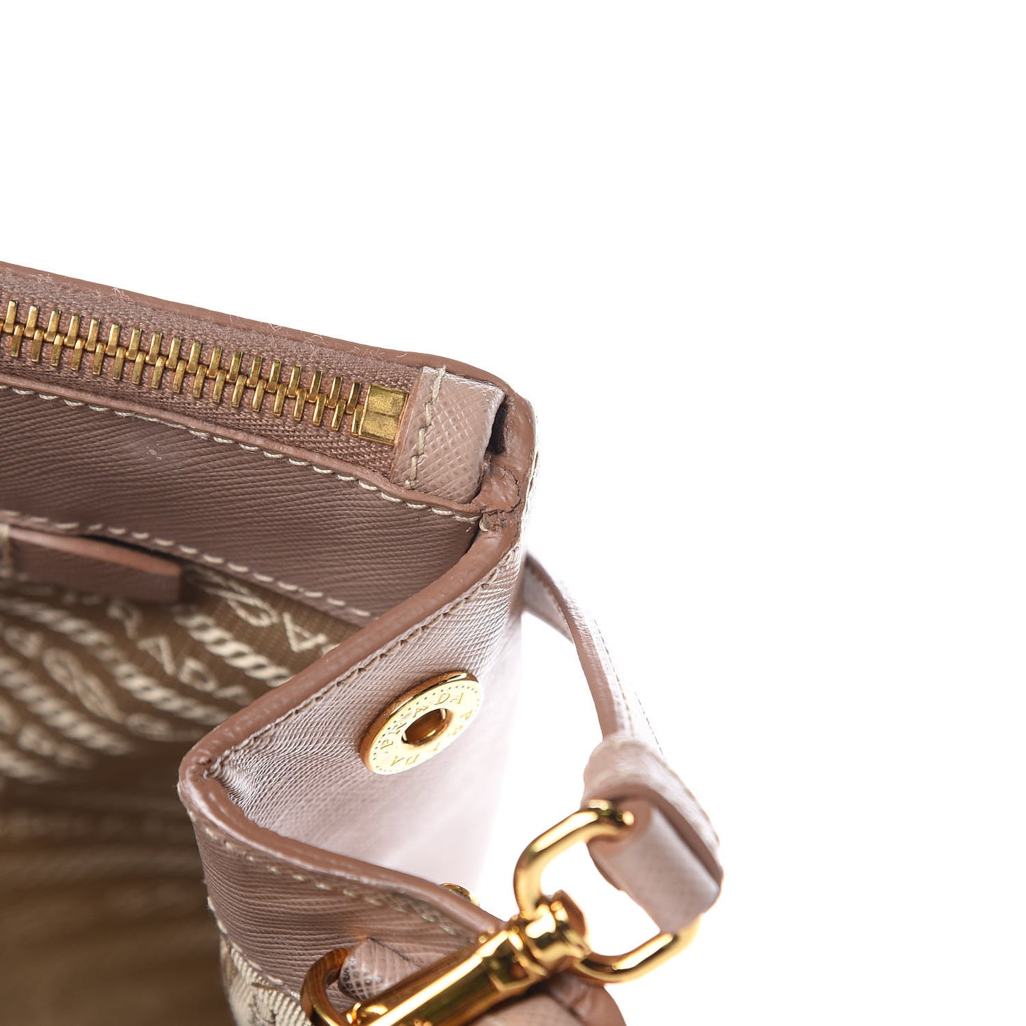 Saffiano Medium Galleria Double Zip Tote Cammeo
