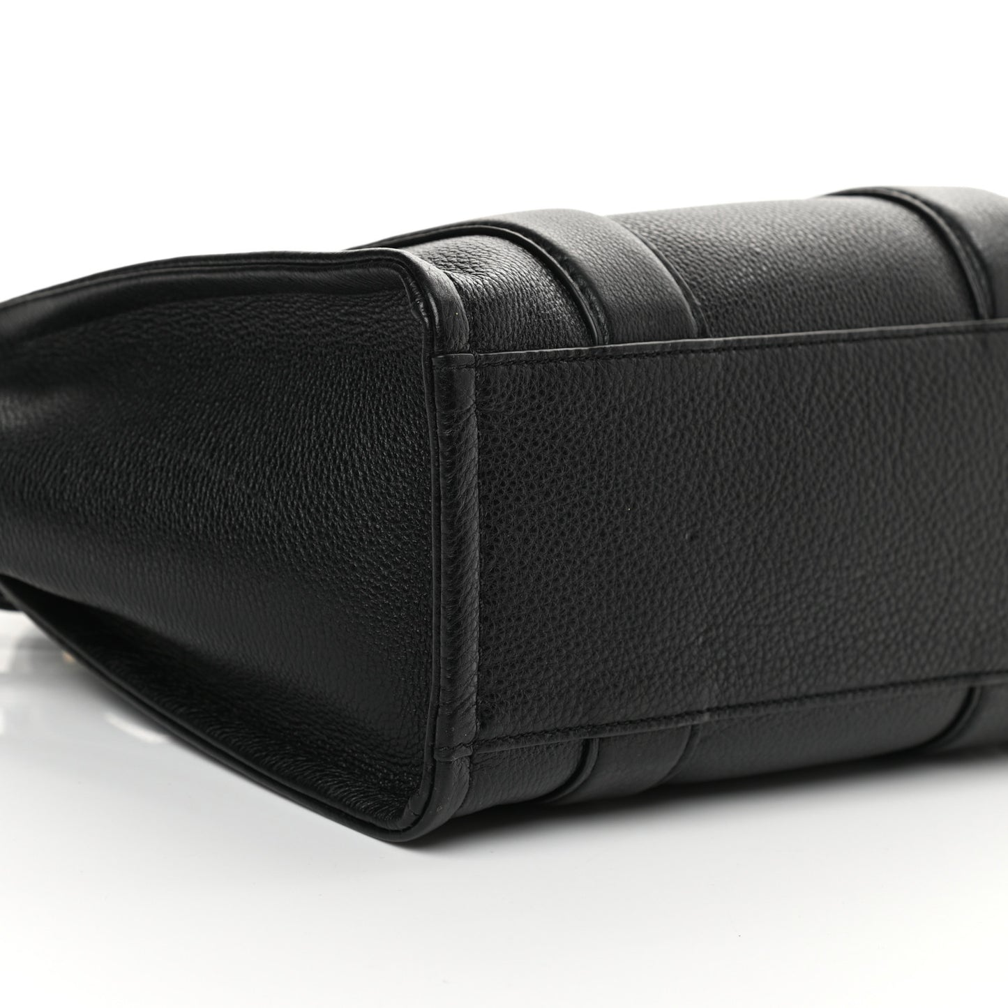 Grained Calfskin Small The Tote Bag Black
