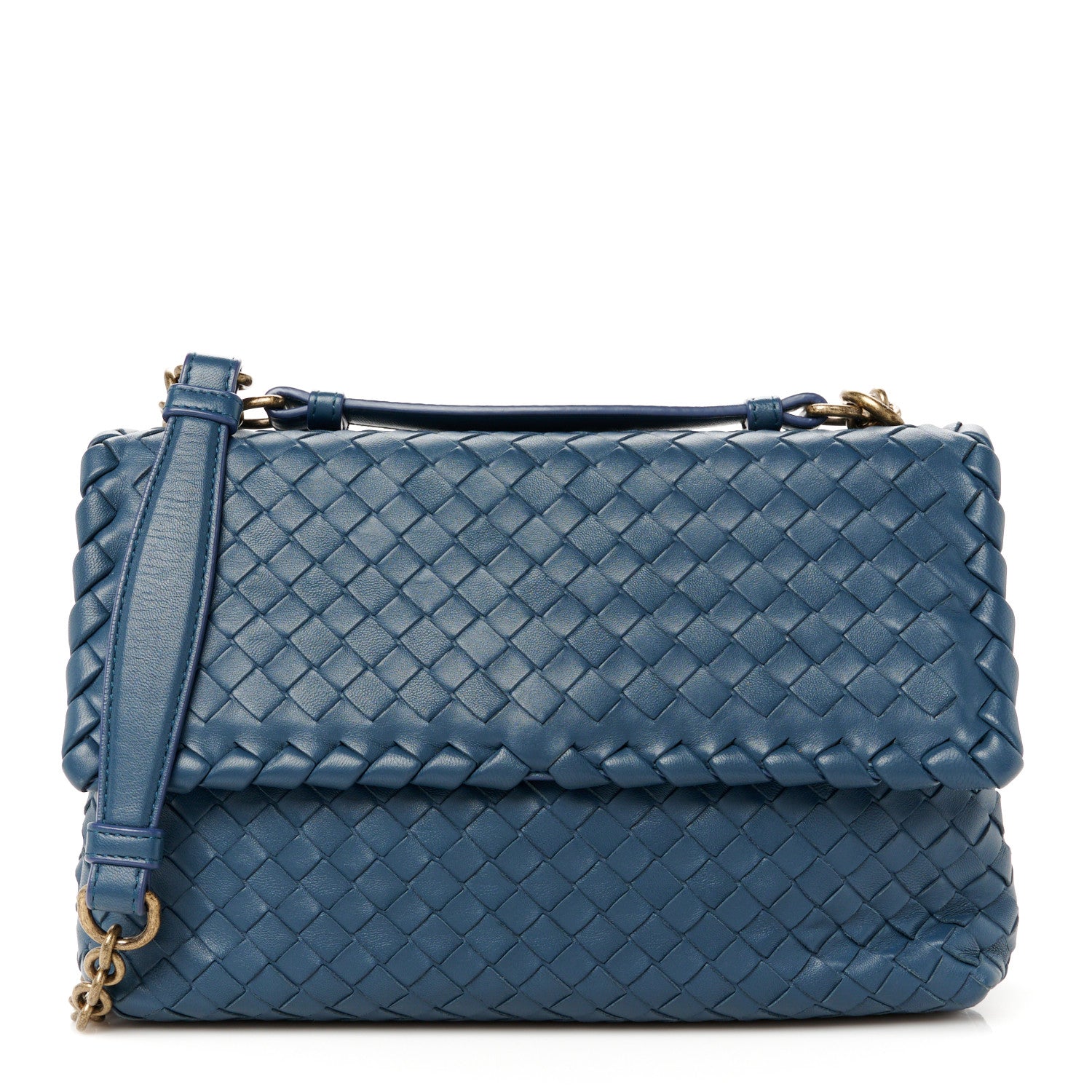 Bottega Veneta Nappa Intrecciato Small Olimpia Bag Oceano 1 of 11