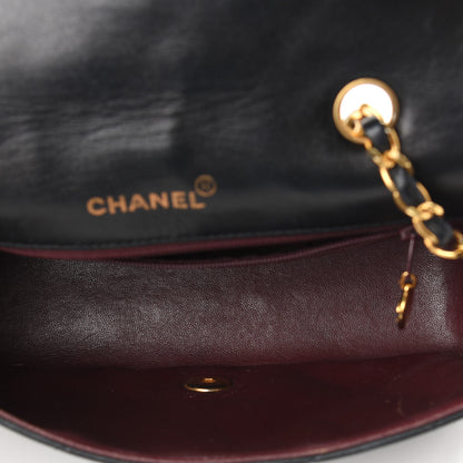 Chanel Lambskin Quilted Medium Single Flap Black 5 of 10