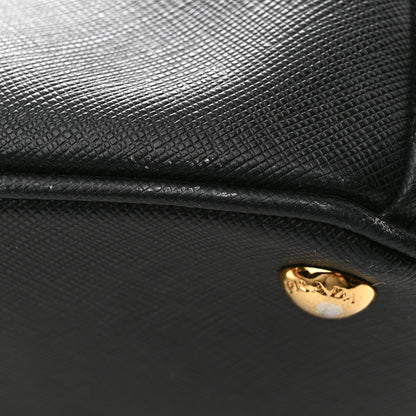 Prada Saffiano Medium Galleria Double Zip Tote Black 14 of 14