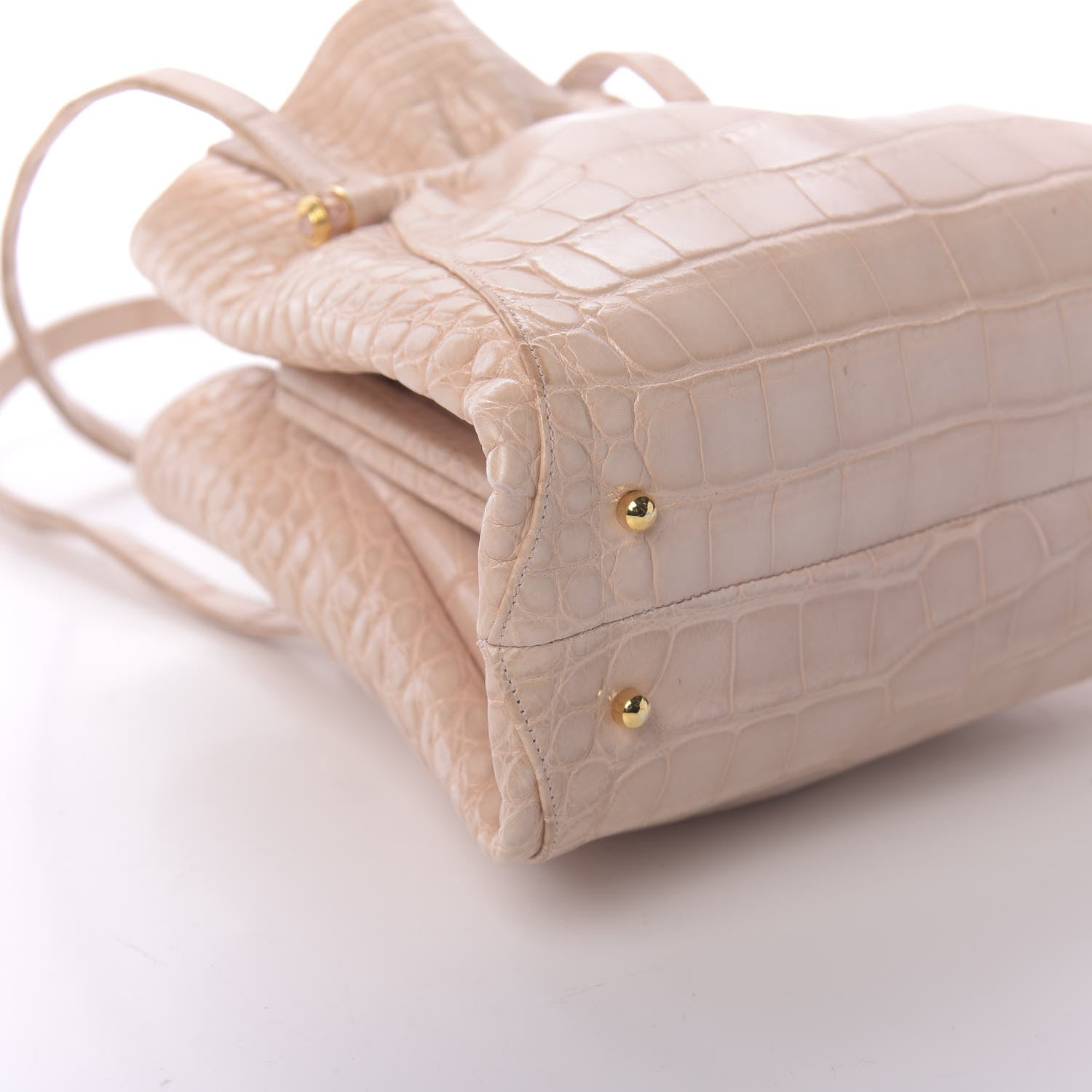 Judith Leiber Crocodile Evening Bag Pink 6 of 10