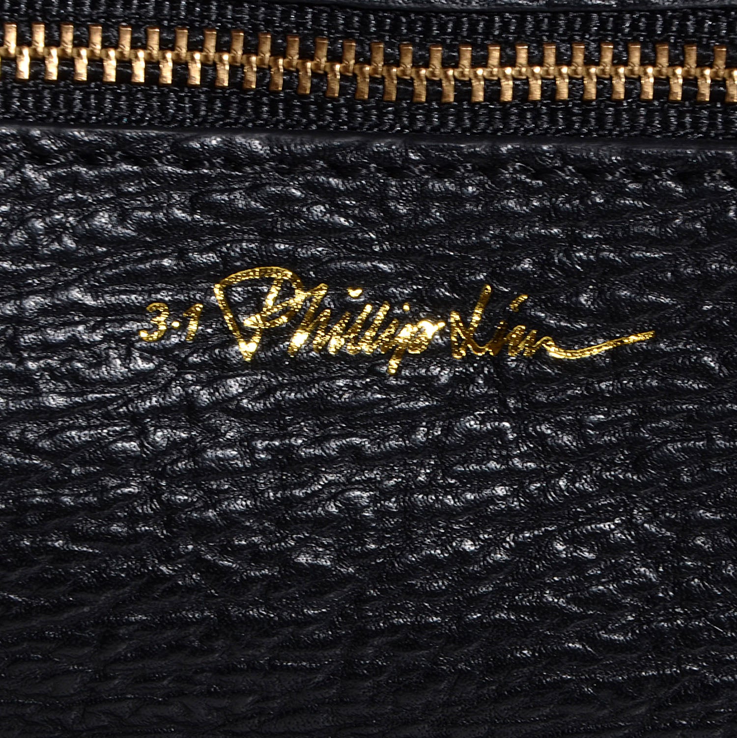 3.1 Phillip Lim 3.1 Shark Embossed Leather Pashli Messenger Black 8 of 9