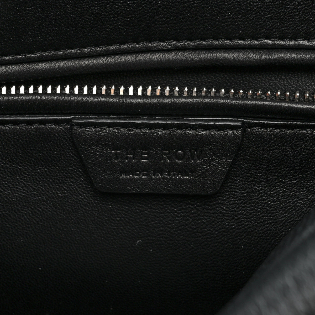 Grained Calfskin Small EW India Black