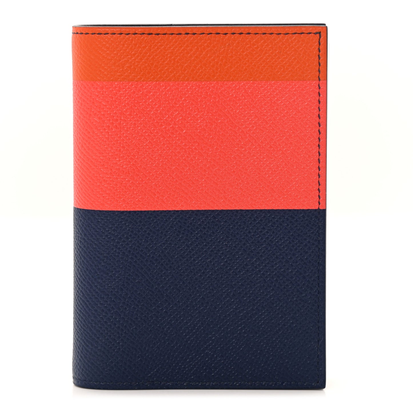 Epsom Casaque Couverture Agenda Cover GM Bleu Saphir Rose