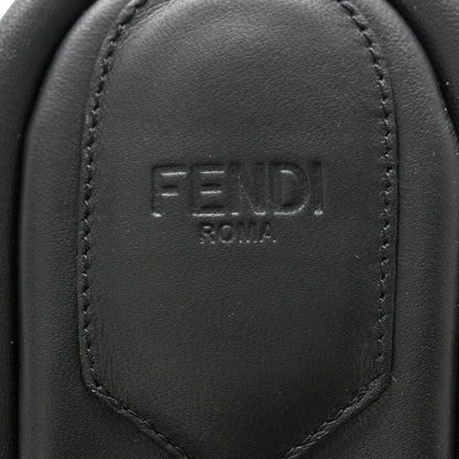 Fendi Nappa Baguette 60mm Slide Sandals 38.5 Black 6 of 8