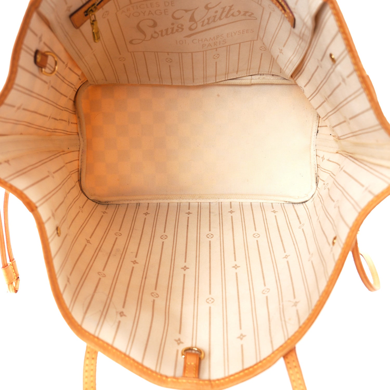 Louis Vuitton Damier Azur Neverfull MM 4 of 9