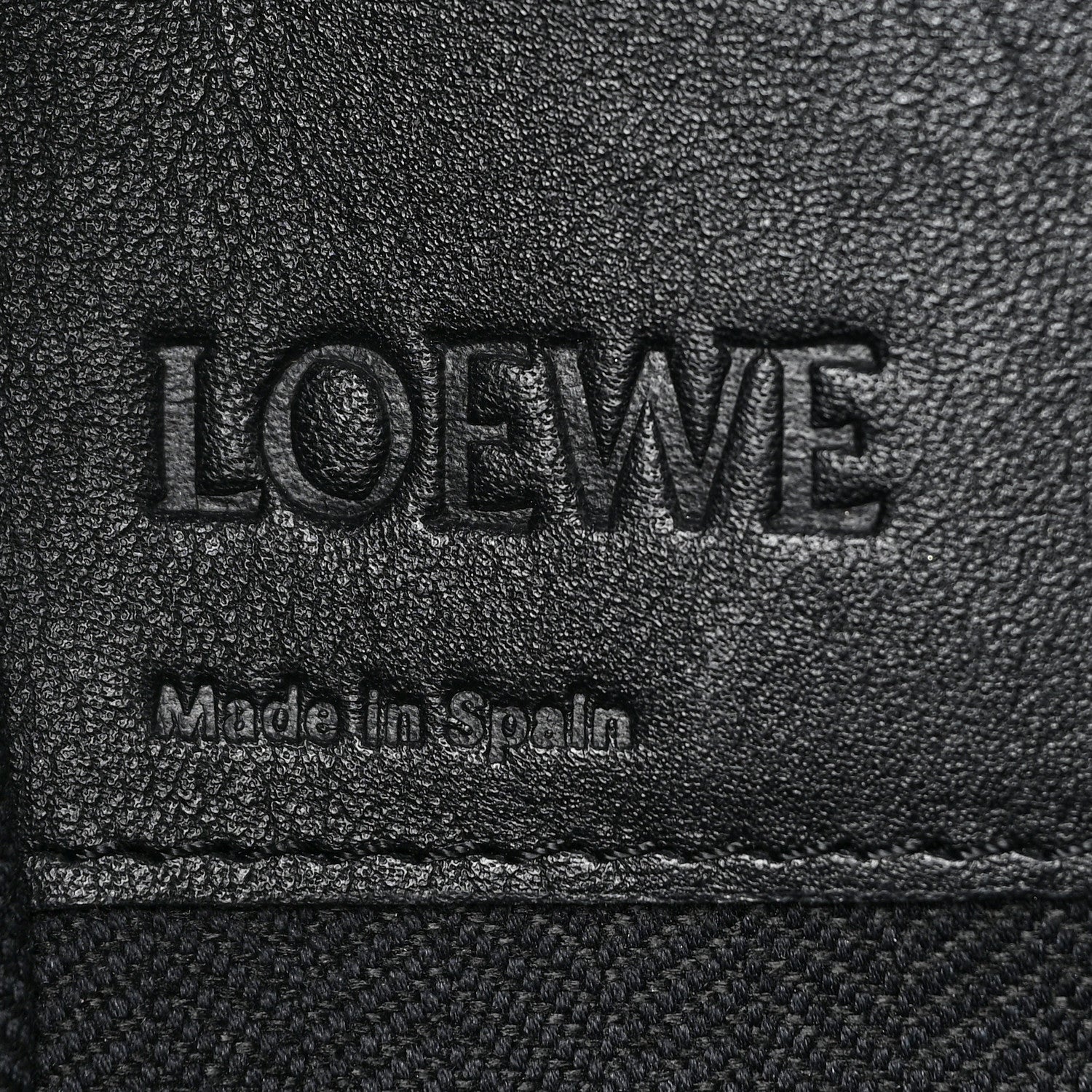 Loewe Calfskin Medium Hammock Shoulder Bag Black 6 of 20