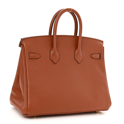 Hermes Taurillon Novillo Birkin 25 Cuivre 3 of 14