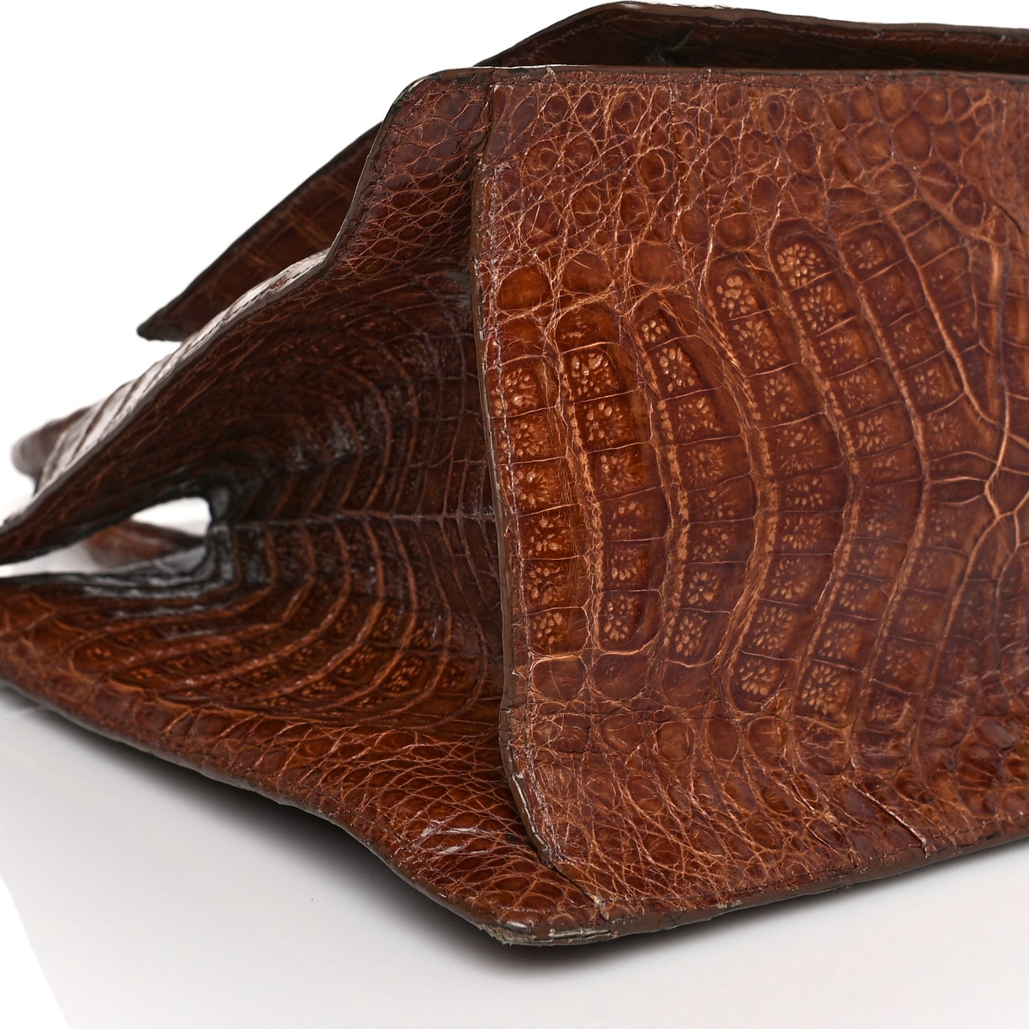 Crocodile Tote Brown